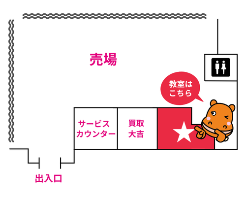 遠鉄ストアフードワンきらりタウン教室のアクセスマップ