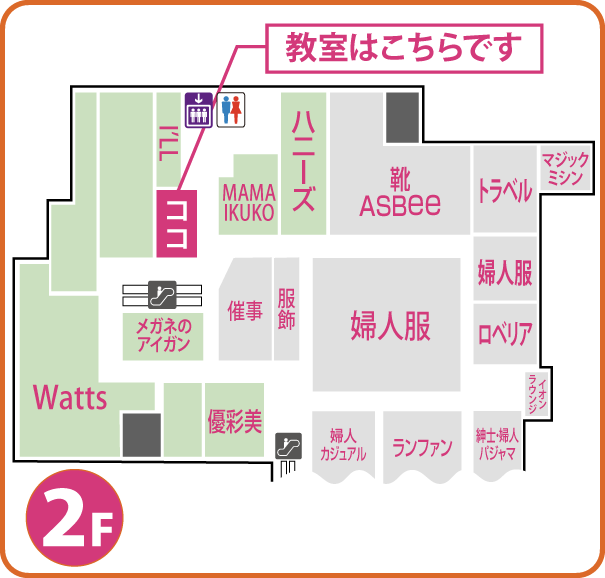 イオン喜連瓜破駅前教室のアクセスマップ